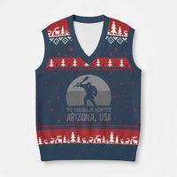 The Mogollon Monster Arizona Bigfoot V-Neck Knit Sweater Vest Vintage Cryptid Folklore