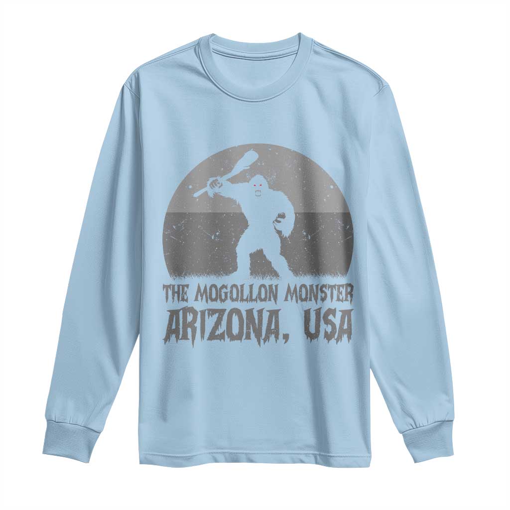 The Mogollon Monster Arizona Bigfoot Long Sleeve Shirt Vintage Cryptid Folklore