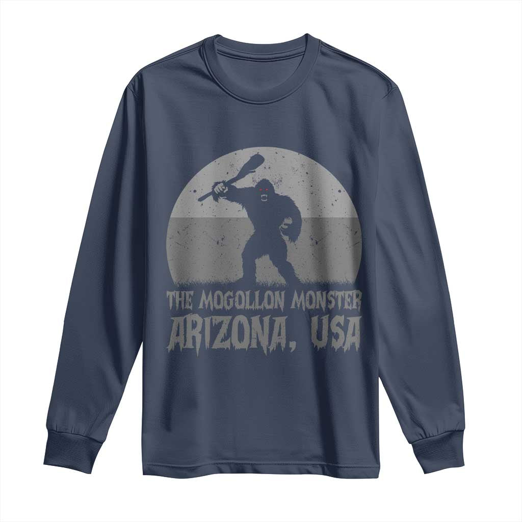 The Mogollon Monster Arizona Bigfoot Long Sleeve Shirt Vintage Cryptid Folklore
