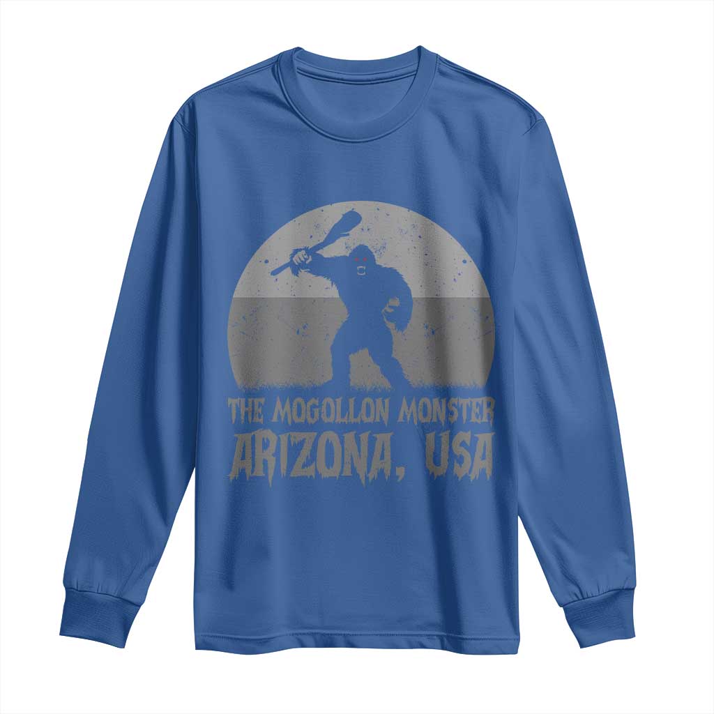 The Mogollon Monster Arizona Bigfoot Long Sleeve Shirt Vintage Cryptid Folklore