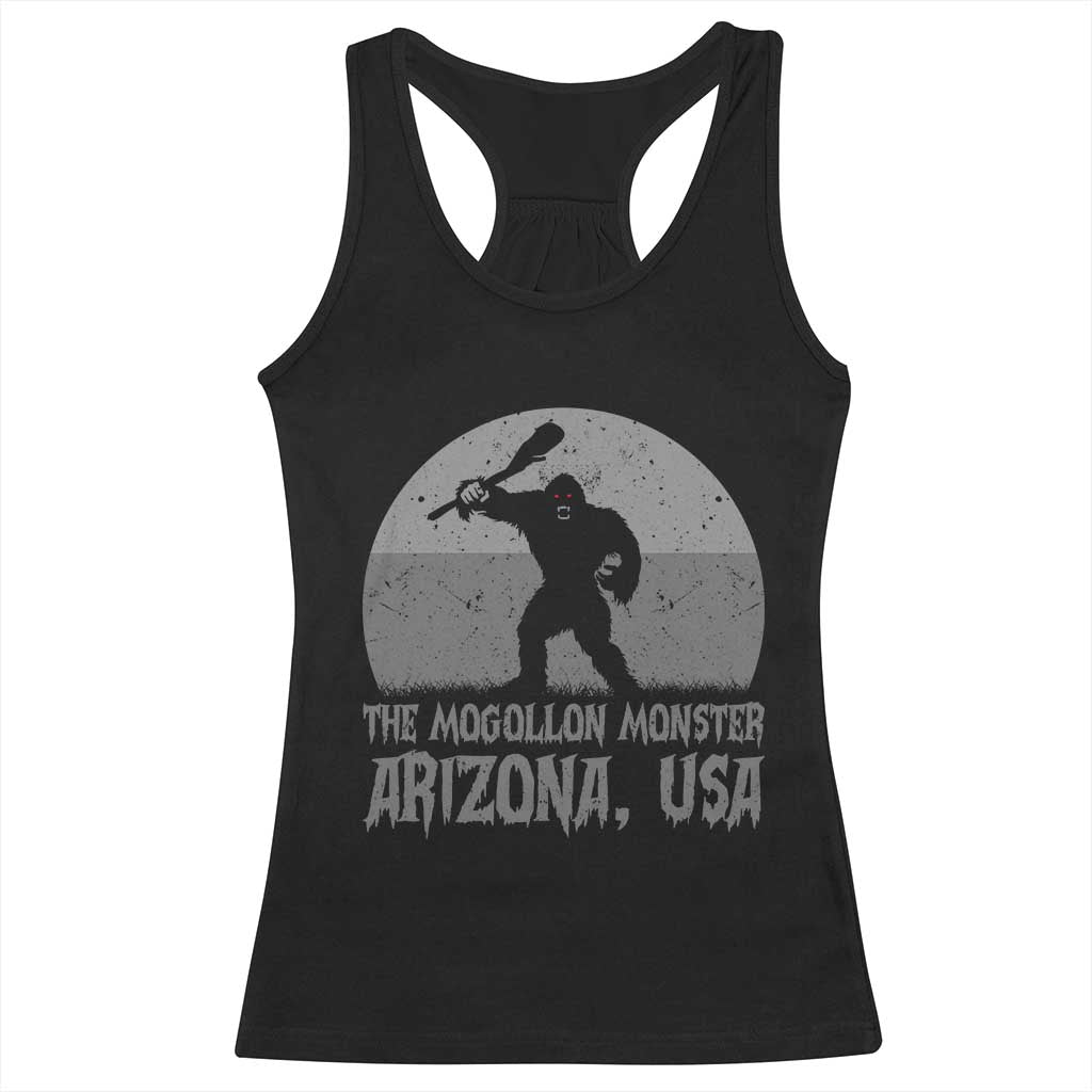 The Mogollon Monster Arizona Bigfoot Racerback Tank Top Vintage Cryptid Folklore