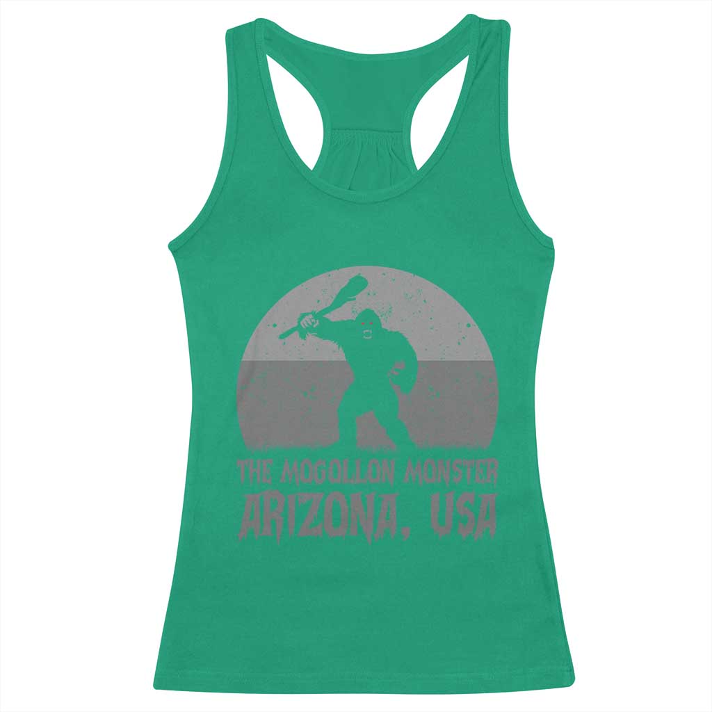 The Mogollon Monster Arizona Bigfoot Racerback Tank Top Vintage Cryptid Folklore