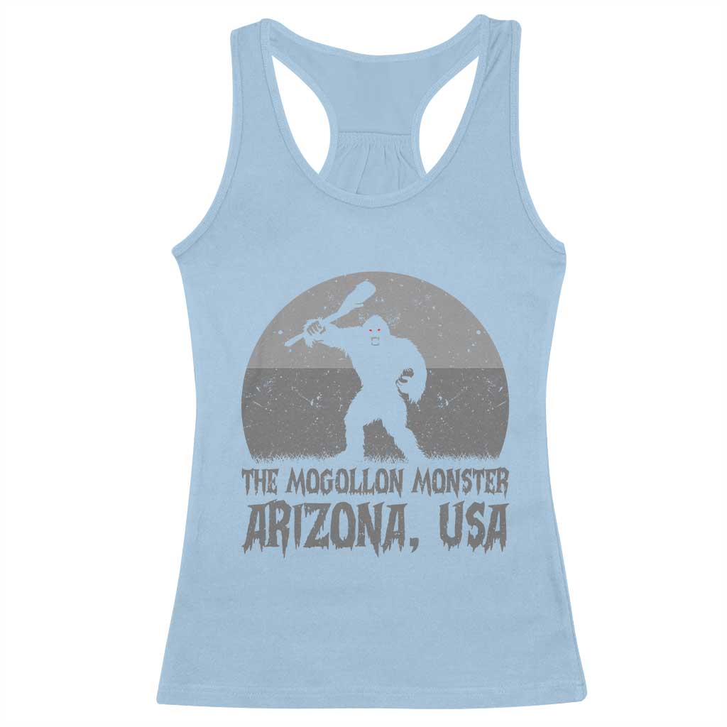 The Mogollon Monster Arizona Bigfoot Racerback Tank Top Vintage Cryptid Folklore