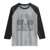 The Mogollon Monster Arizona Bigfoot Raglan Shirt Vintage Cryptid Folklore