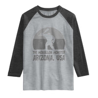 The Mogollon Monster Arizona Bigfoot Raglan Shirt Vintage Cryptid Folklore