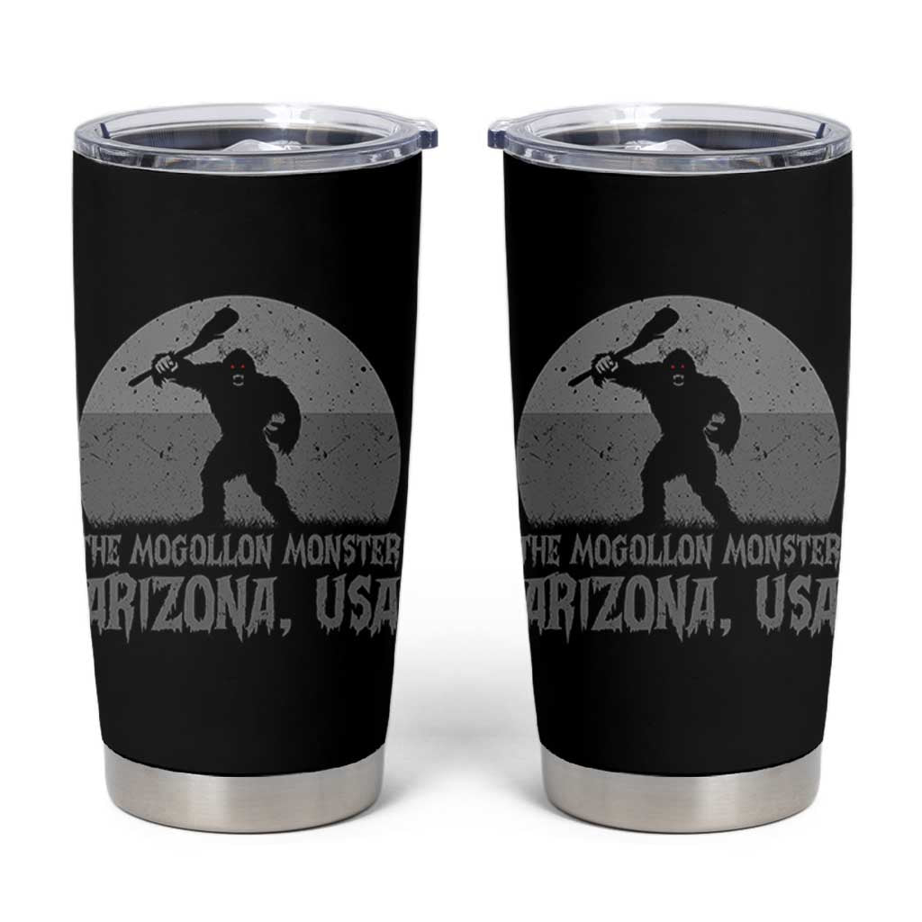 The Mogollon Monster Arizona Bigfoot Tumbler Cup Vintage Cryptid Folklore