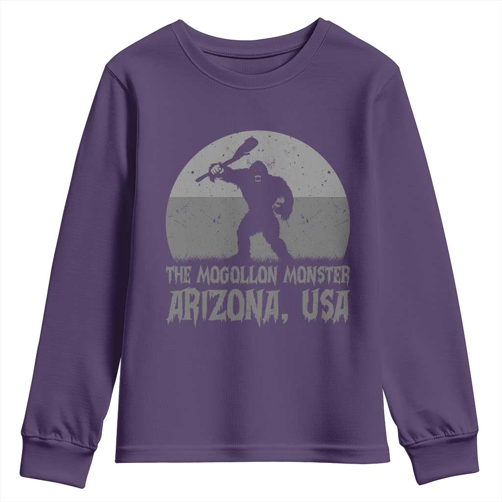 The Mogollon Monster Arizona Bigfoot Youth Sweatshirt Vintage Cryptid Folklore
