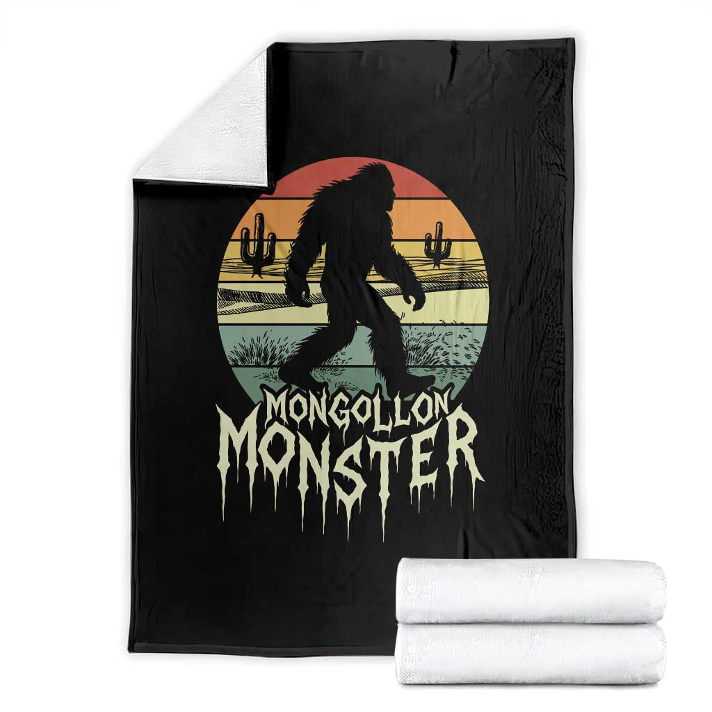 Mysterious Mogollon Monster Throw Blanket Arizona Wilderness Enigma