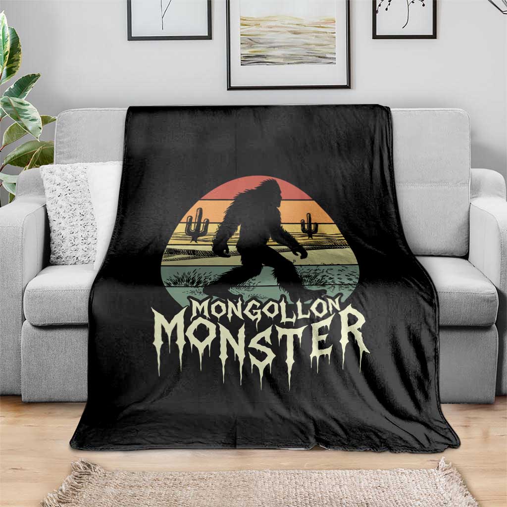Mysterious Mogollon Monster Throw Blanket Arizona Wilderness Enigma