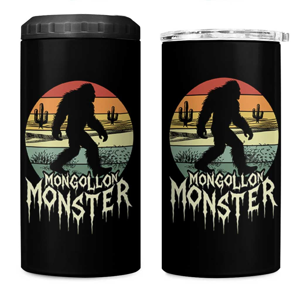 Mysterious Mogollon Monster 4 in 1 Can Cooler Tumbler Arizona Wilderness Enigma