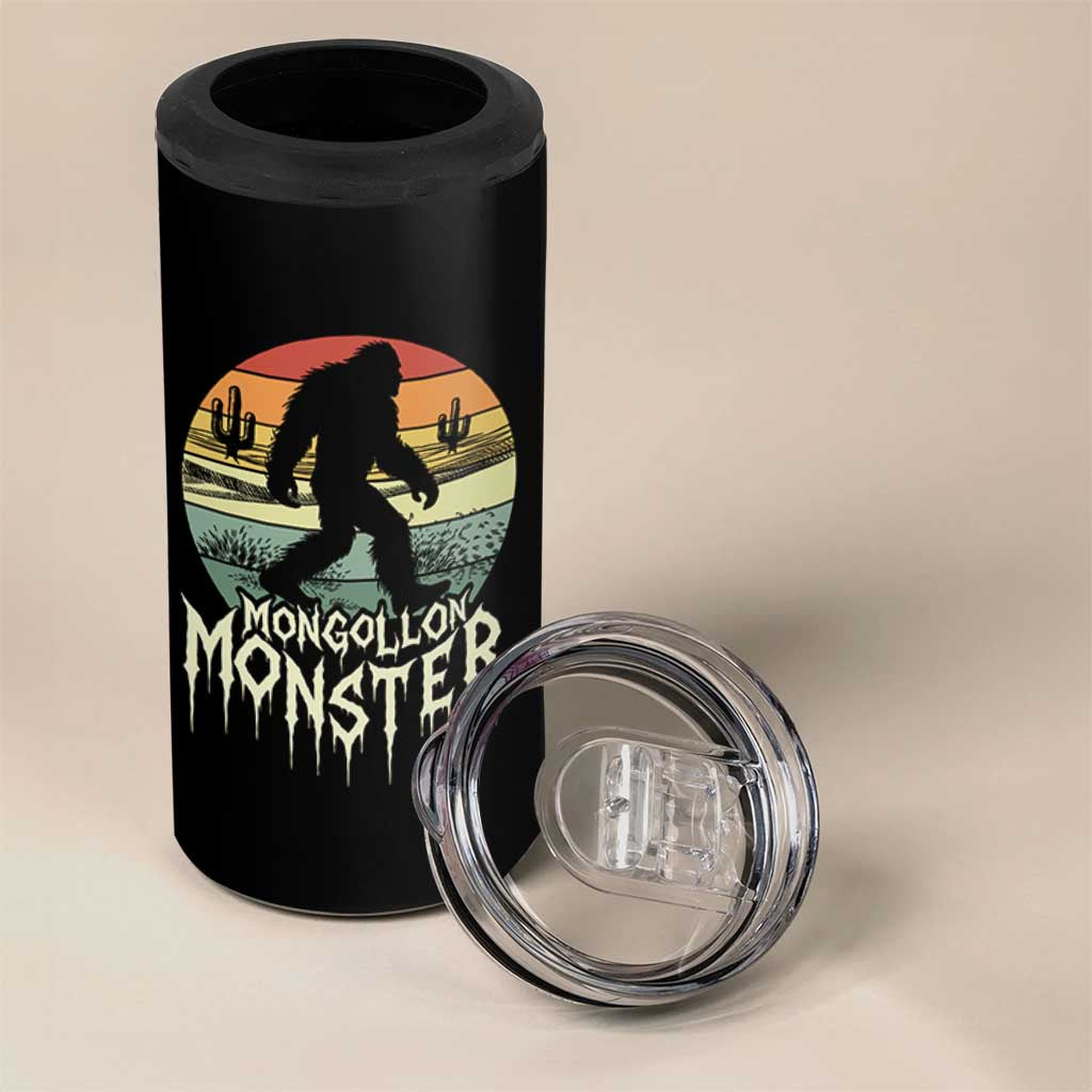 Mysterious Mogollon Monster 4 in 1 Can Cooler Tumbler Arizona Wilderness Enigma