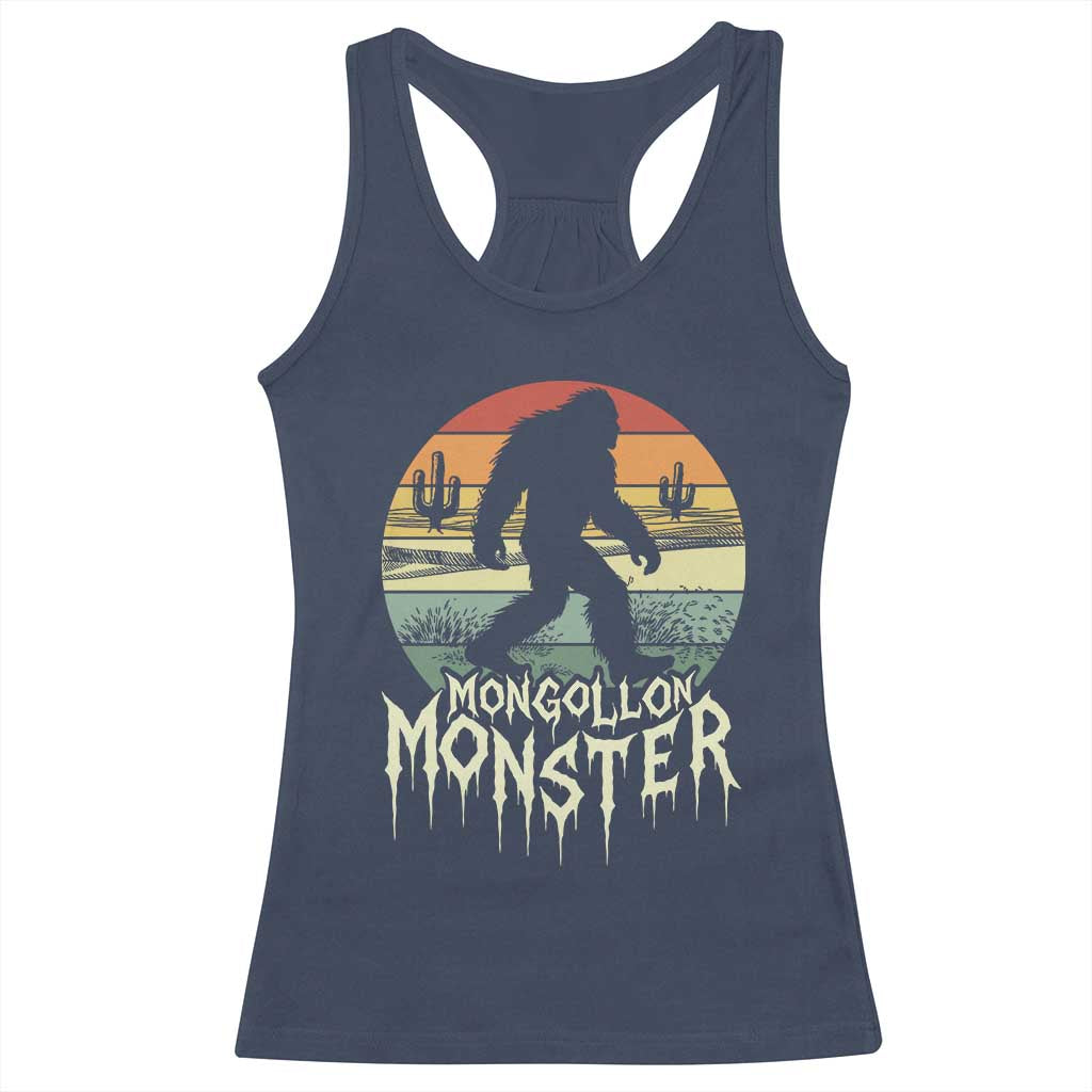Mysterious Mogollon Monster Racerback Tank Top Arizona Wilderness Enigma