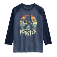 Mysterious Mogollon Monster Raglan Shirt Arizona Wilderness Enigma