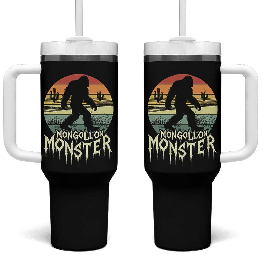 Mysterious Mogollon Monster Tumbler With Handle Arizona Wilderness Enigma