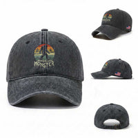 Mysterious Mogollon Monster Washed Cotton Baseball Cap Arizona Wilderness Enigma