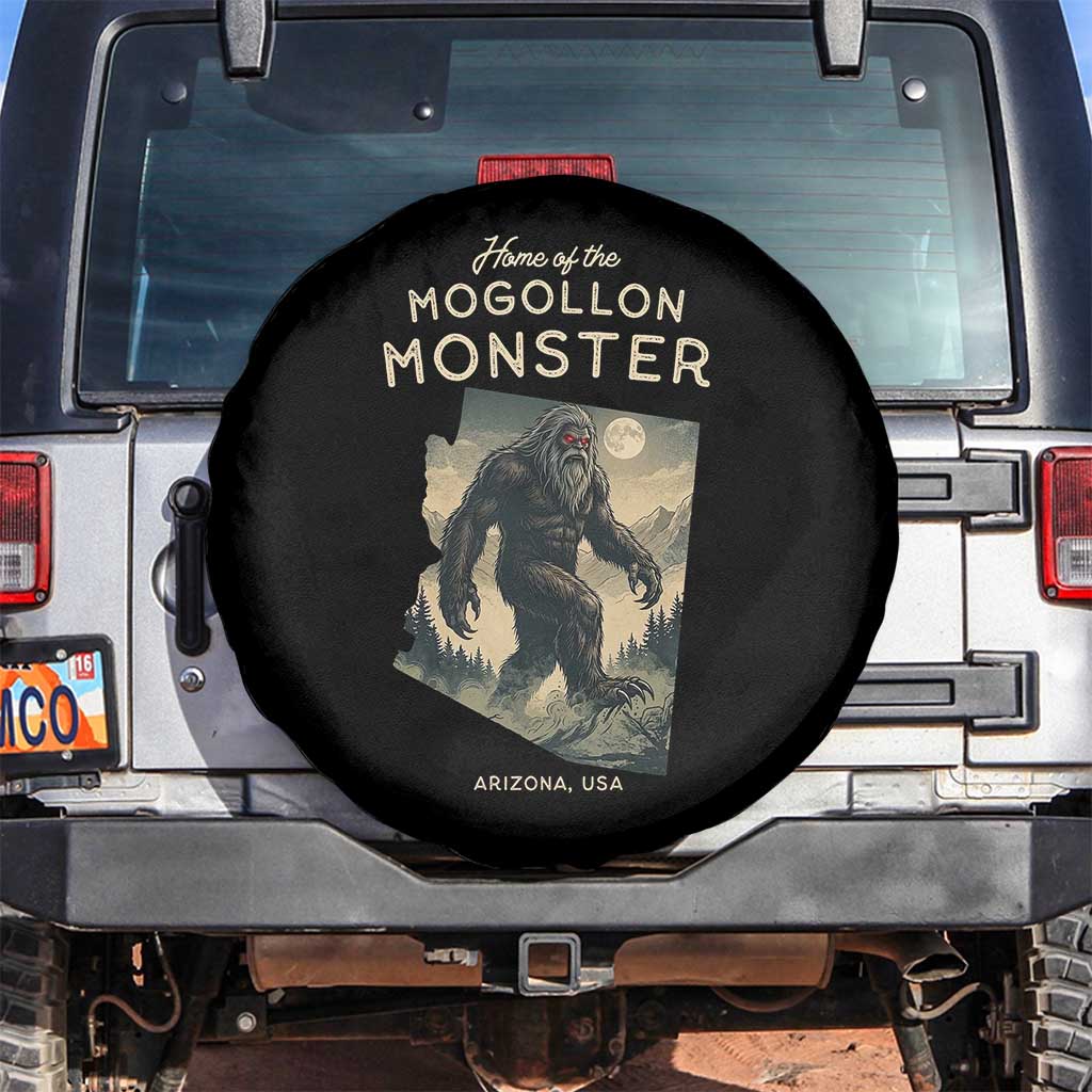 Arizona Cryptid Lover Spare Tire Cover Home Of The Mogollon Monster