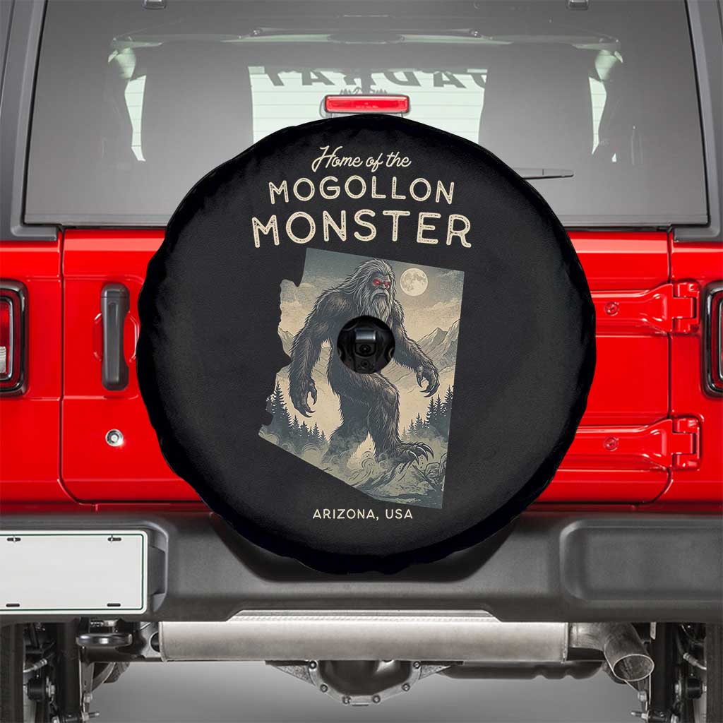 Arizona Cryptid Lover Spare Tire Cover Home Of The Mogollon Monster