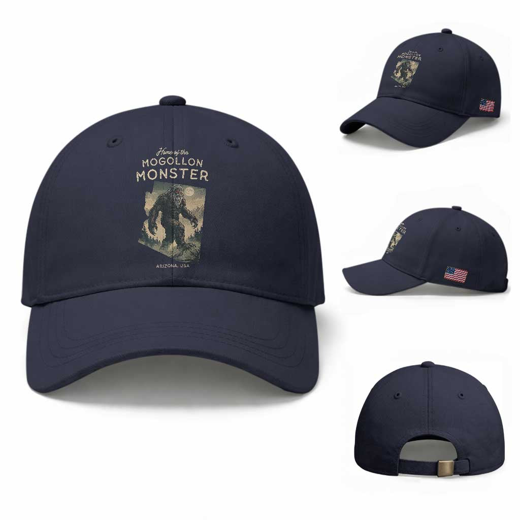 Arizona Cryptid Lover Baseball Cap Home Of The Mogollon Monster