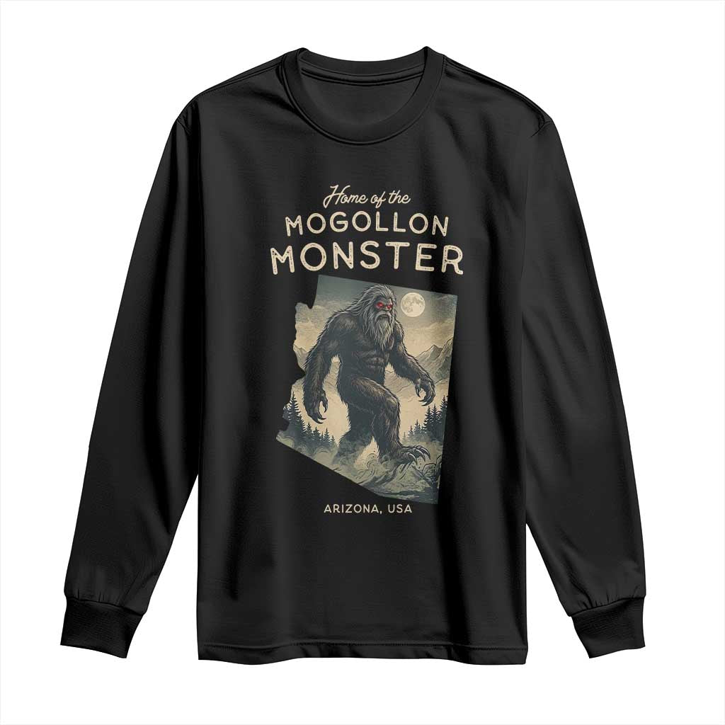 Arizona Cryptid Lover Long Sleeve Shirt Home Of The Mogollon Monster