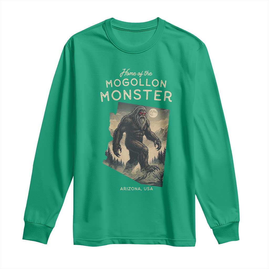 Arizona Cryptid Lover Long Sleeve Shirt Home Of The Mogollon Monster