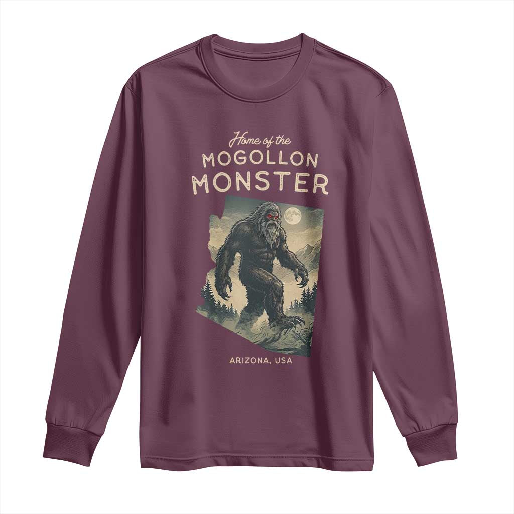 Arizona Cryptid Lover Long Sleeve Shirt Home Of The Mogollon Monster
