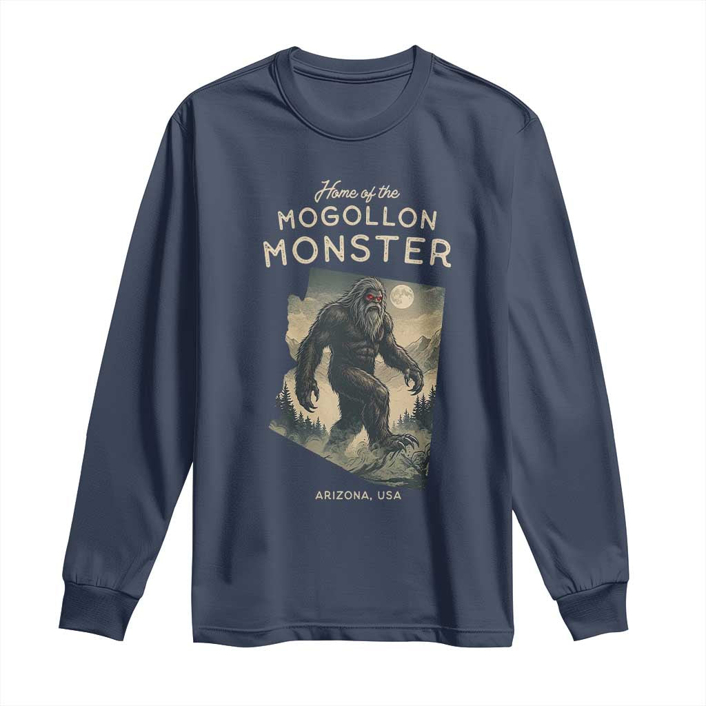 Arizona Cryptid Lover Long Sleeve Shirt Home Of The Mogollon Monster