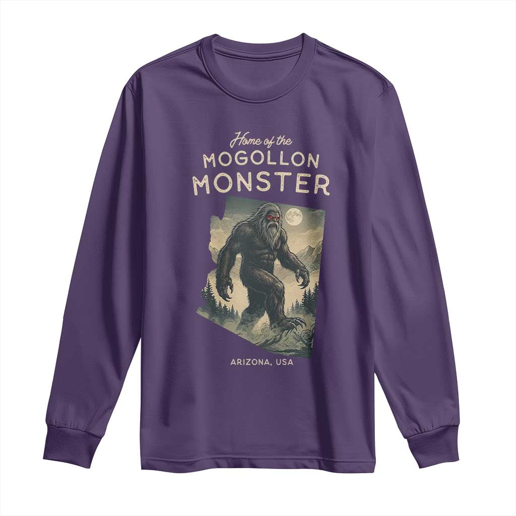 Arizona Cryptid Lover Long Sleeve Shirt Home Of The Mogollon Monster