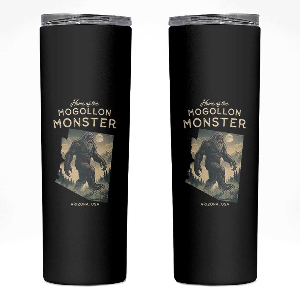 Arizona Cryptid Lover Skinny Tumbler Home Of The Mogollon Monster