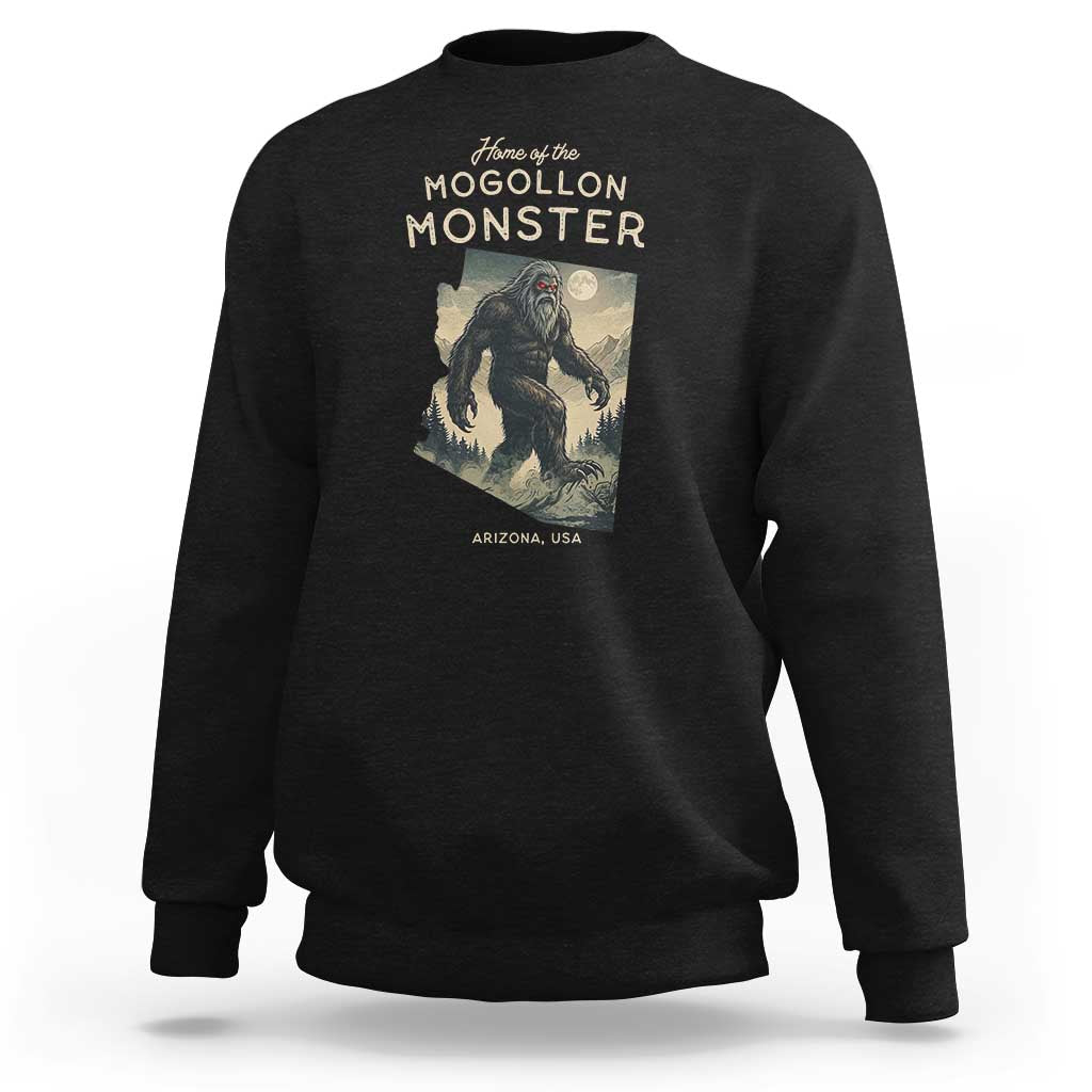 Arizona Cryptid Lover Sweatshirt Home Of The Mogollon Monster