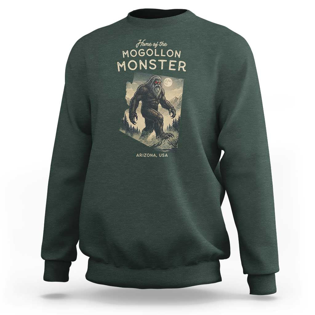 Arizona Cryptid Lover Sweatshirt Home Of The Mogollon Monster