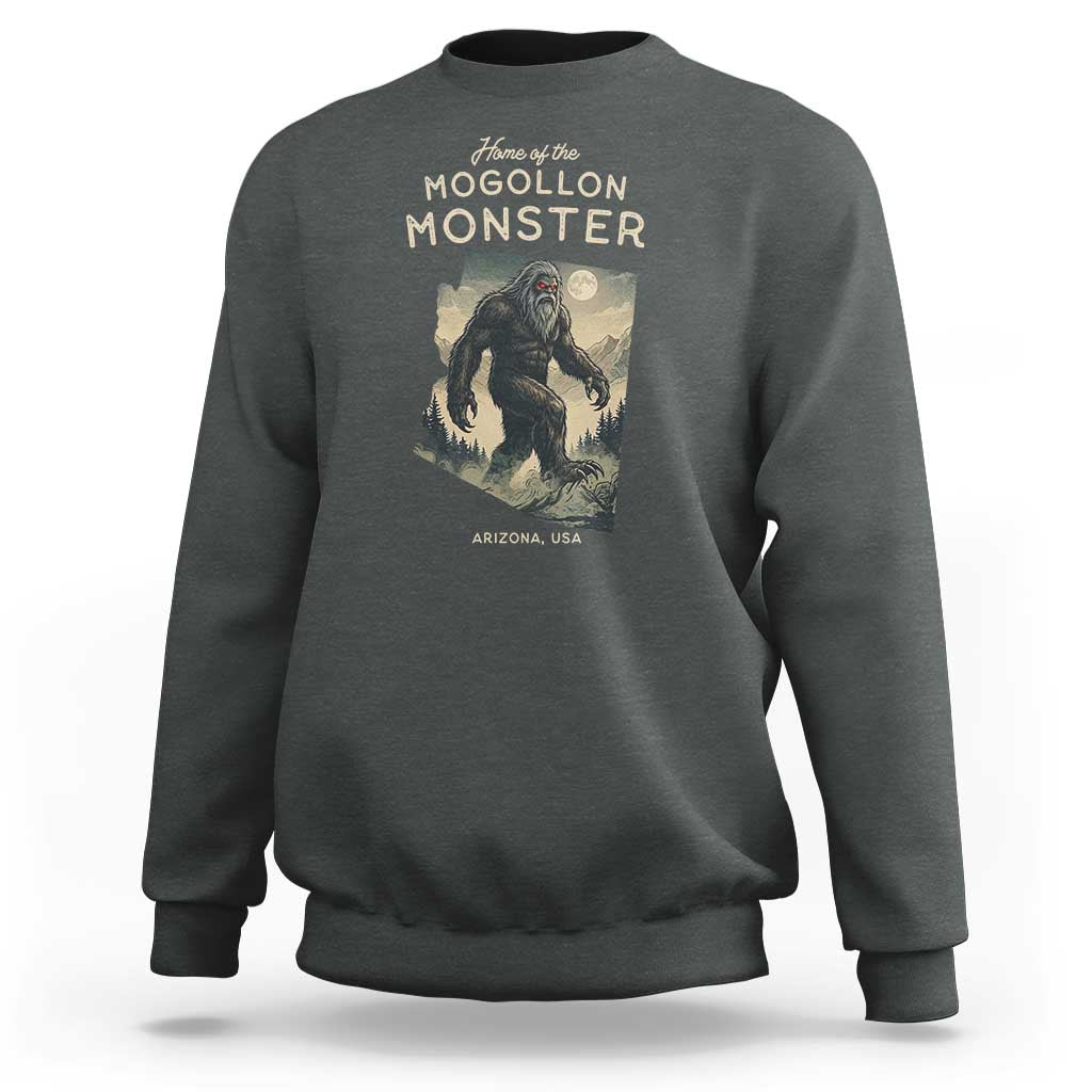 Arizona Cryptid Lover Sweatshirt Home Of The Mogollon Monster