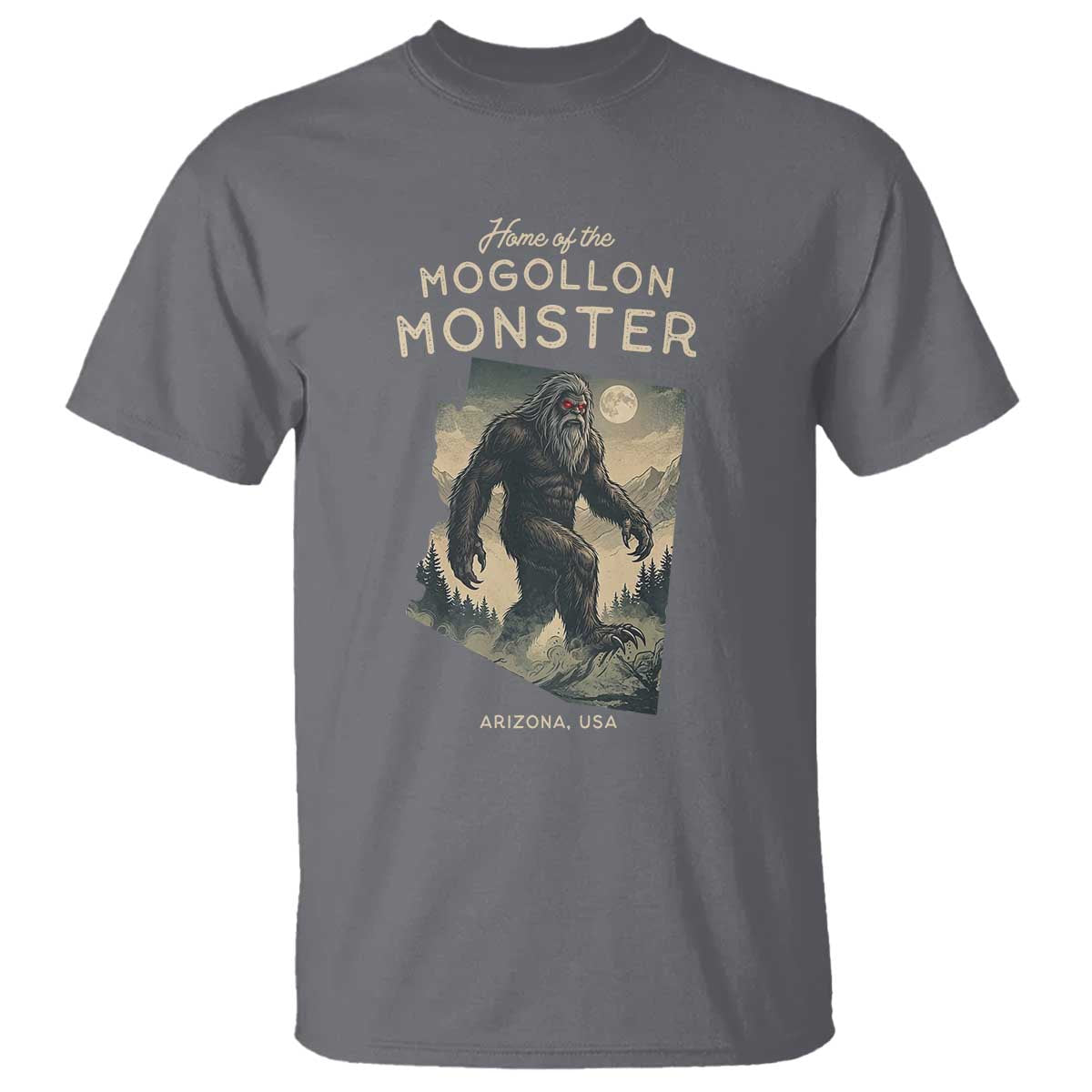 Arizona Cryptid Lover T Shirt Home Of The Mogollon Monster