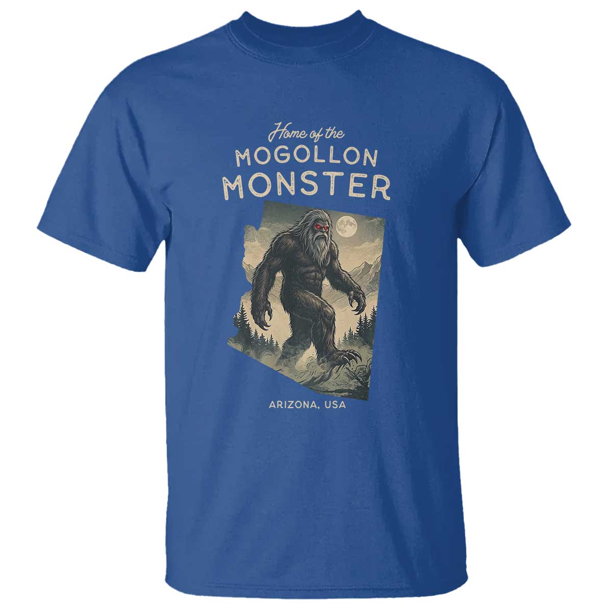 Arizona Cryptid Lover T Shirt Home Of The Mogollon Monster