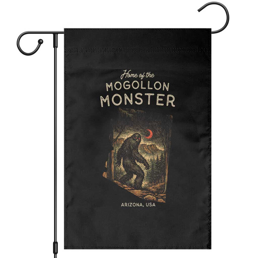 Mogollon Monster Arizona Garden Flag Home Of The Cryptid Lover