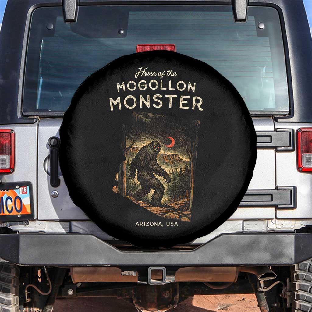 Mogollon Monster Arizona Spare Tire Cover Home Of The Cryptid Lover