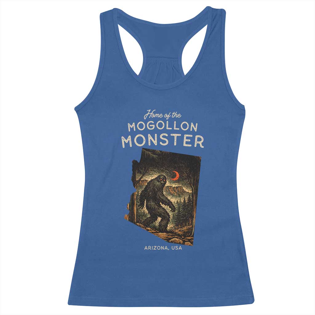 Mogollon Monster Arizona Racerback Tank Top Home Of The Cryptid Lover