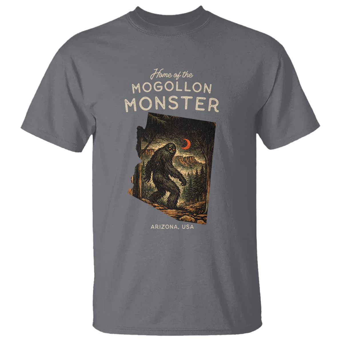 Mogollon Monster Arizona T Shirt Home Of The Cryptid Lover
