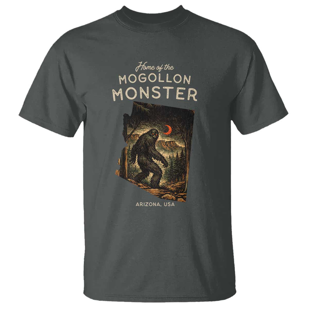 Mogollon Monster Arizona T Shirt Home Of The Cryptid Lover