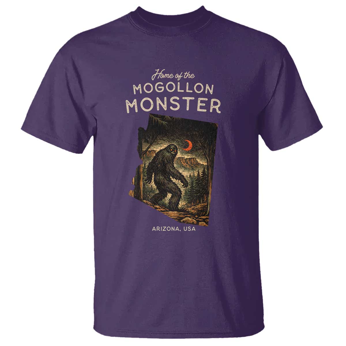 Mogollon Monster Arizona T Shirt Home Of The Cryptid Lover