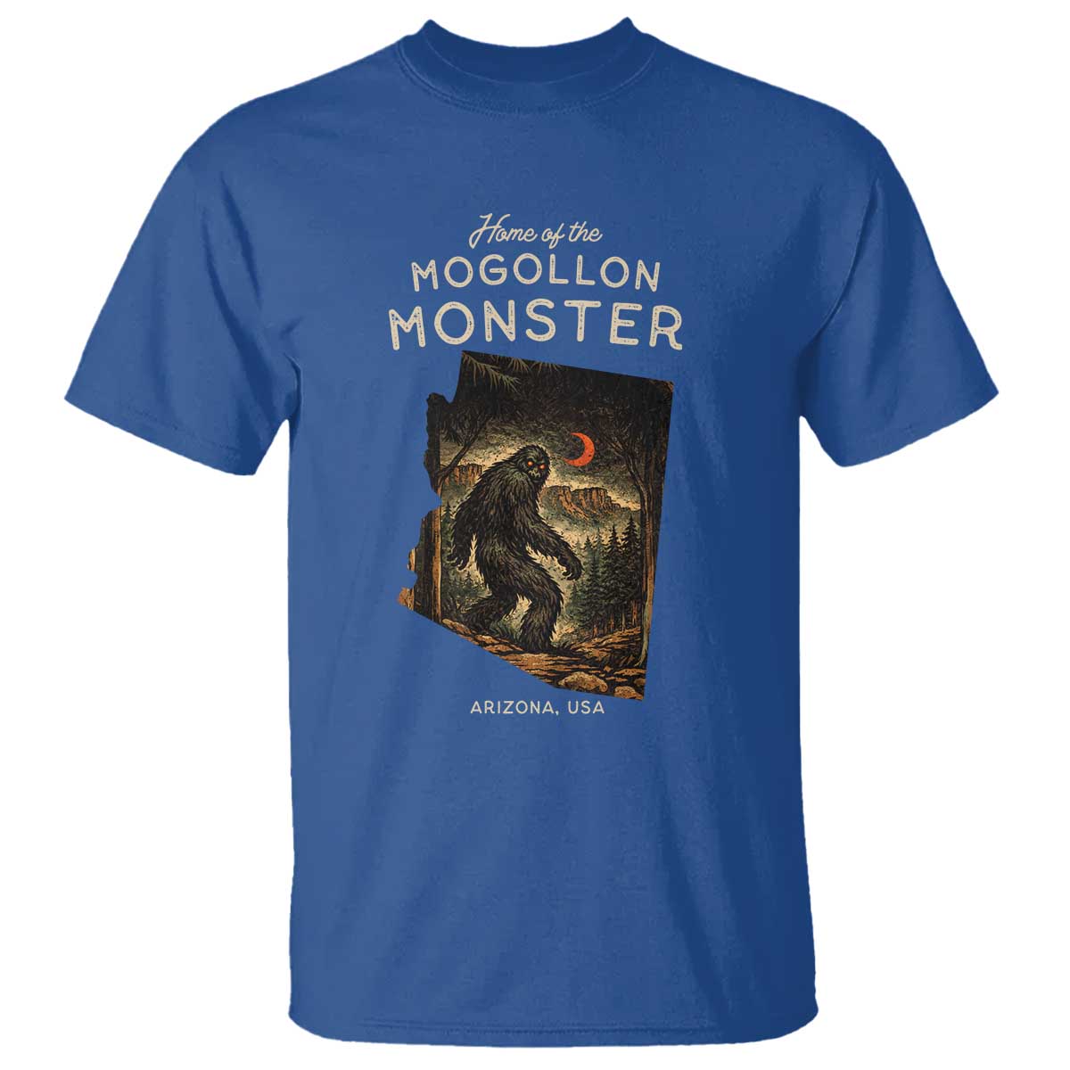 Mogollon Monster Arizona T Shirt Home Of The Cryptid Lover