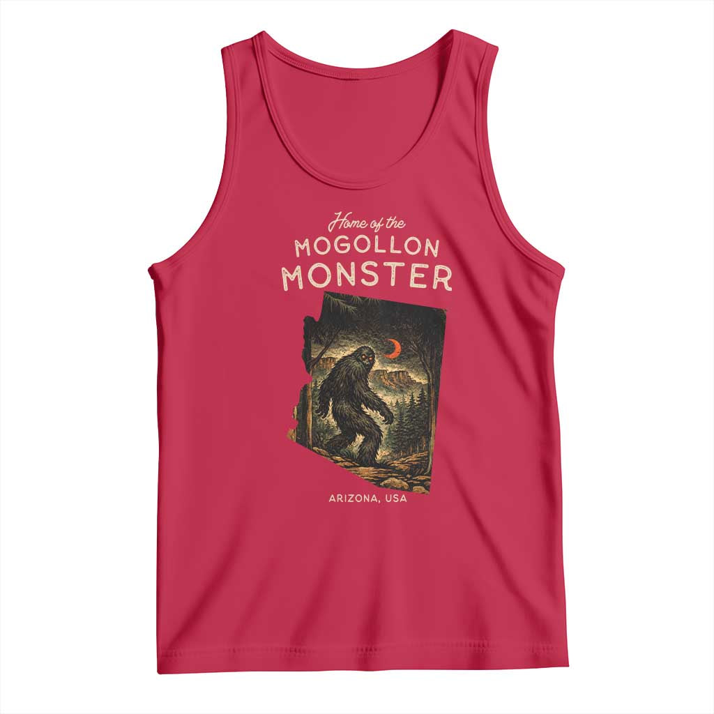 Mogollon Monster Arizona Tank Top Home Of The Cryptid Lover