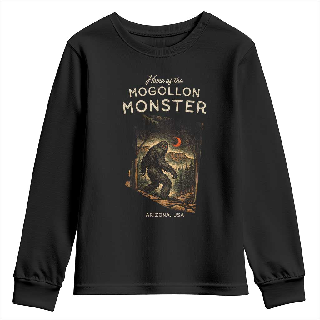 Mogollon Monster Arizona Youth Sweatshirt Home Of The Cryptid Lover