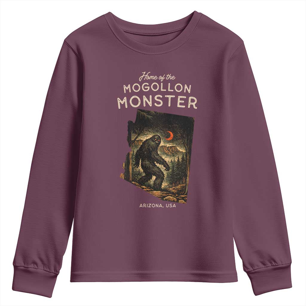 Mogollon Monster Arizona Youth Sweatshirt Home Of The Cryptid Lover