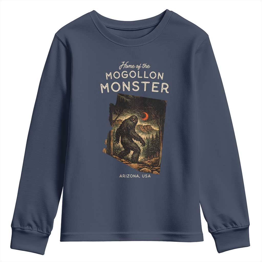 Mogollon Monster Arizona Youth Sweatshirt Home Of The Cryptid Lover