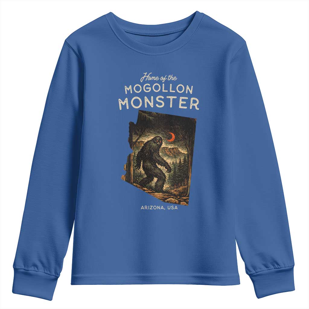 Mogollon Monster Arizona Youth Sweatshirt Home Of The Cryptid Lover