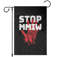 Indigenous Women Awareness Garden Flag Stop MMIW Red Handprint Graphic