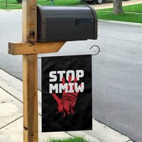 Indigenous Women Awareness Garden Flag Stop MMIW Red Handprint Graphic