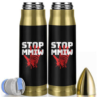 Indigenous Women Awareness Bullet Tumbler Stop MMIW Red Handprint Graphic