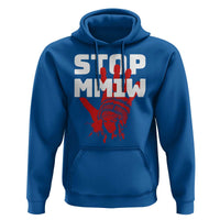 Indigenous Women Awareness Hoodie Stop MMIW Red Handprint Graphic