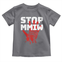 Indigenous Women Awareness Toddler T Shirt Stop MMIW Red Handprint Graphic